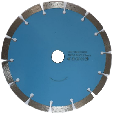 Круг алмазный отрезной сегментный 1A1RSS 180x38x2,2x10x22,23x14 - 60