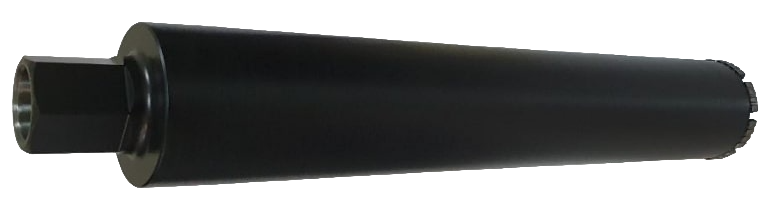 Сверло алмазное кольцевое трубчатое (коронка) Ø83x24x3x7x7x400 1¼"-UNC - 16 Premium CDP83RC3014
